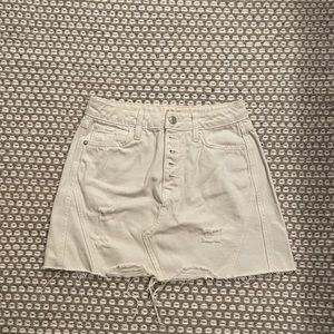 Free People Jean Skirt